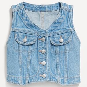 Old Navy Light Blue Denim Vest for Kids